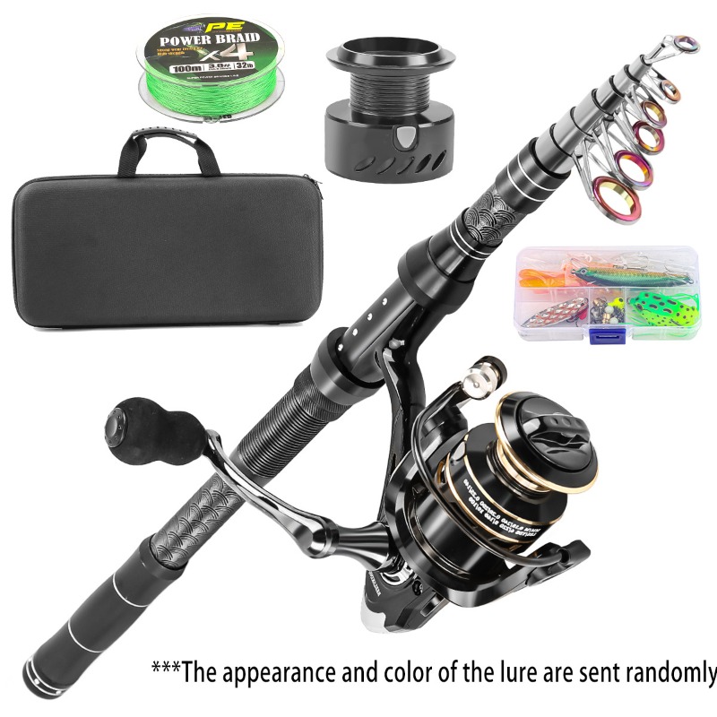 Carbon Fiber Telescopic Fishin - Reel Spare Spool 评论和价格