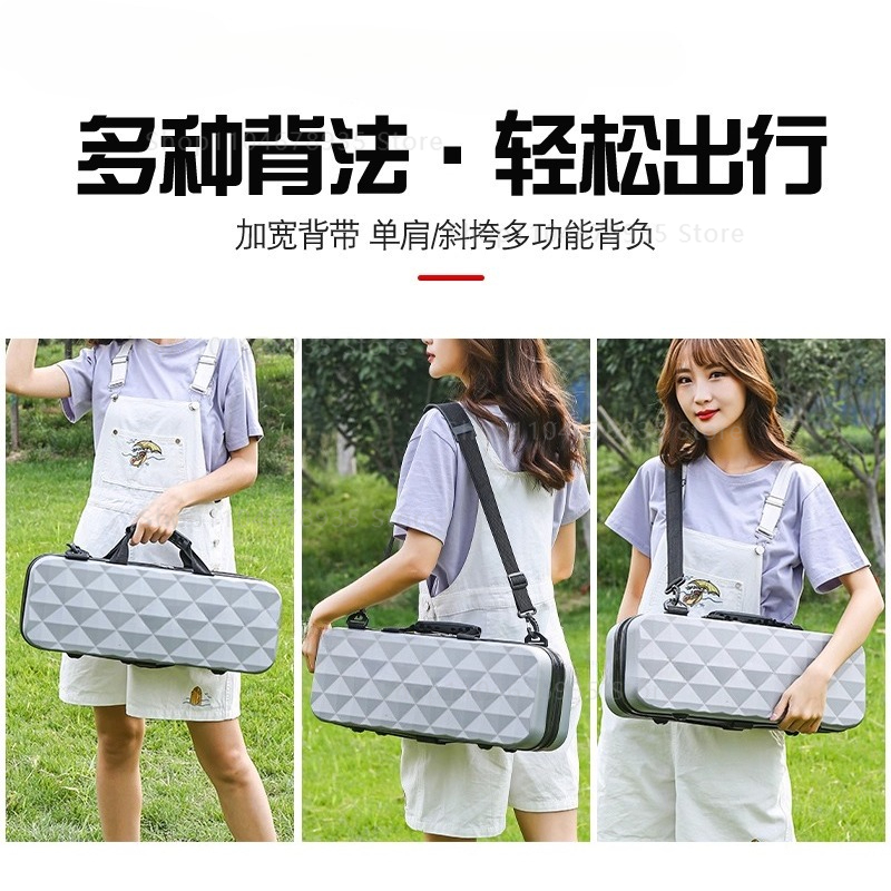 Hard Shell Mini Fishing Rod Ca - Reel Case 评论和价格