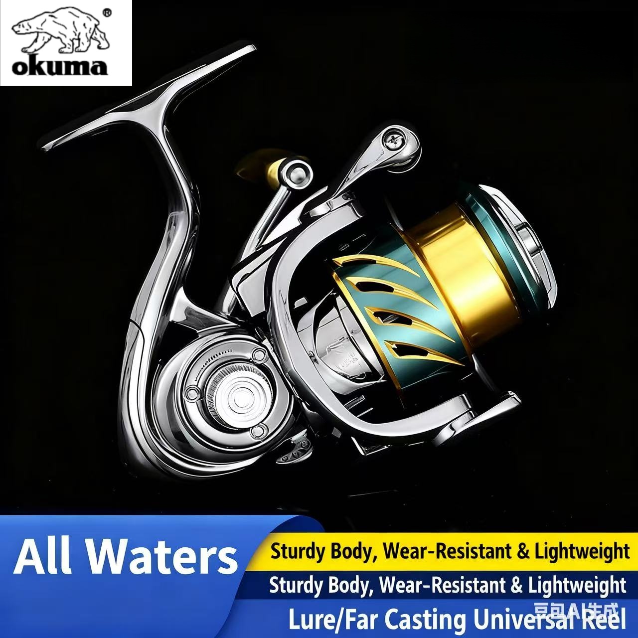 Okuma Fishing Tackle Spinning  - Daiwa Reel Fuego 评论和价格
