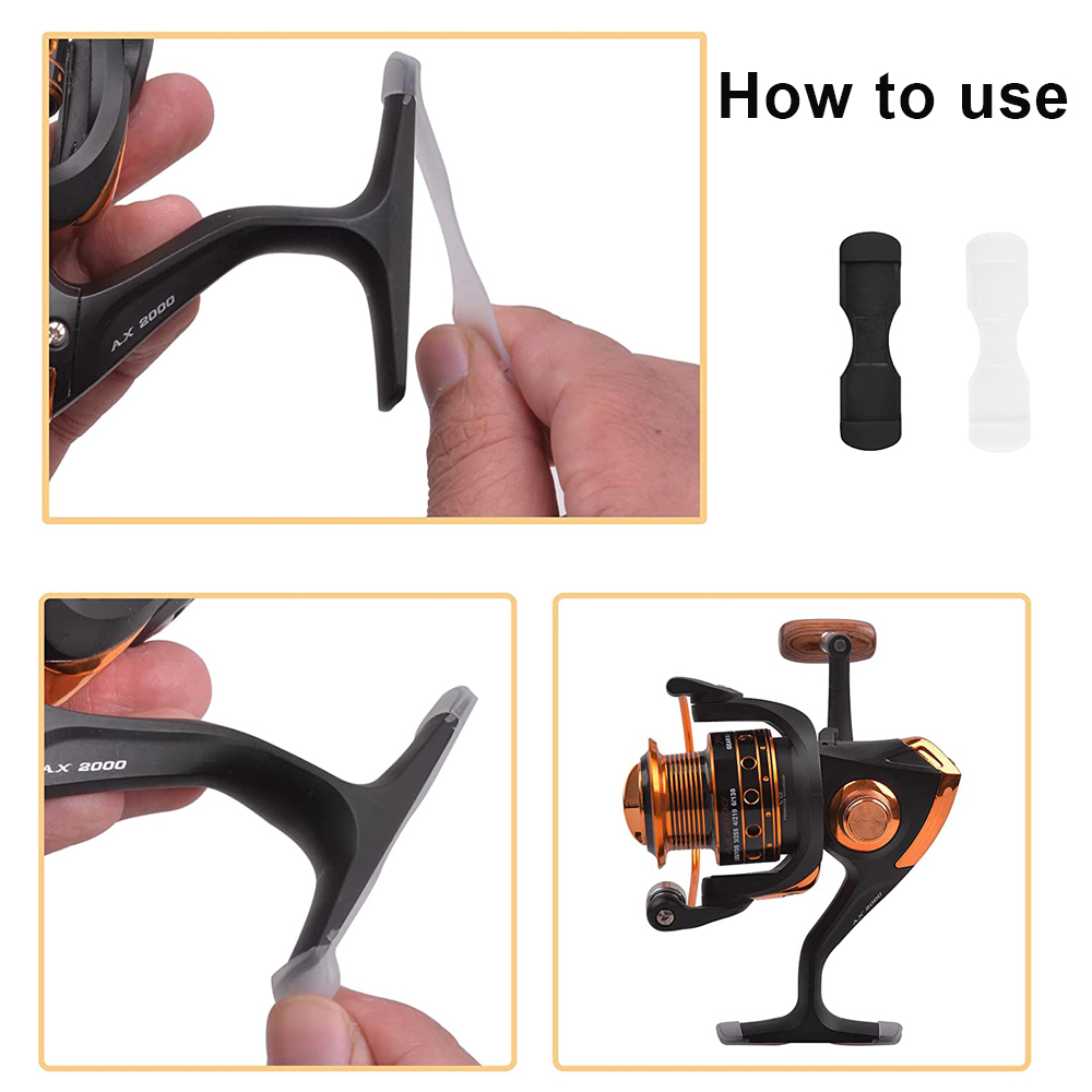 40/100Pcs Rubber Fishing reel  - Trolling Reel 评论和价格