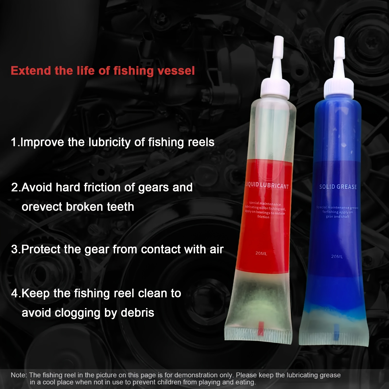 4pcs Fishing Wheel Maintenance - Reel Lubricant 评论和价格
